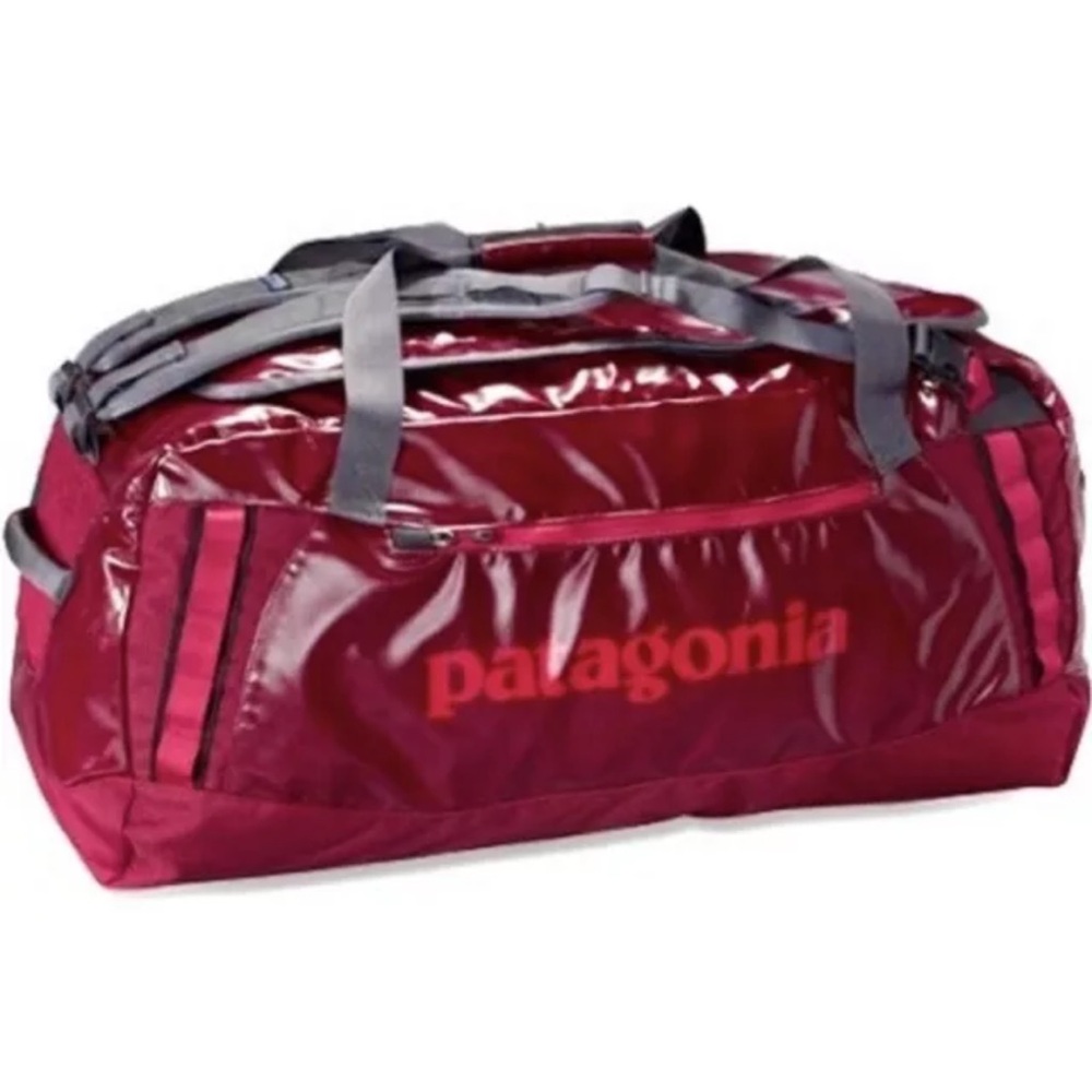 HUGE Patagonia Black Hole Duffel Bag 120L RARE Discontinued Wax Red Tote XL